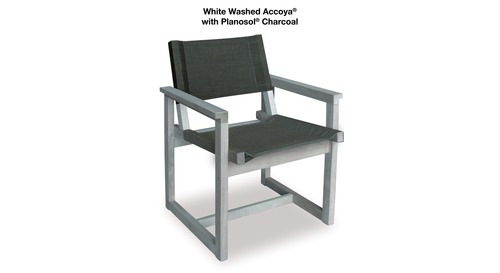 E2 Outdoor Chair - Accoya White